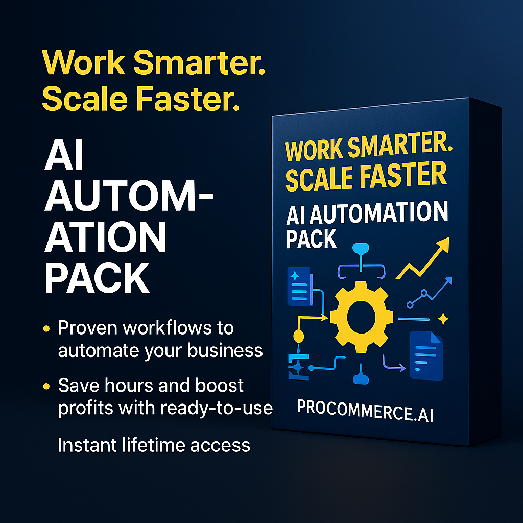 AI Automation Pack — Work Smarter, Scale Faster